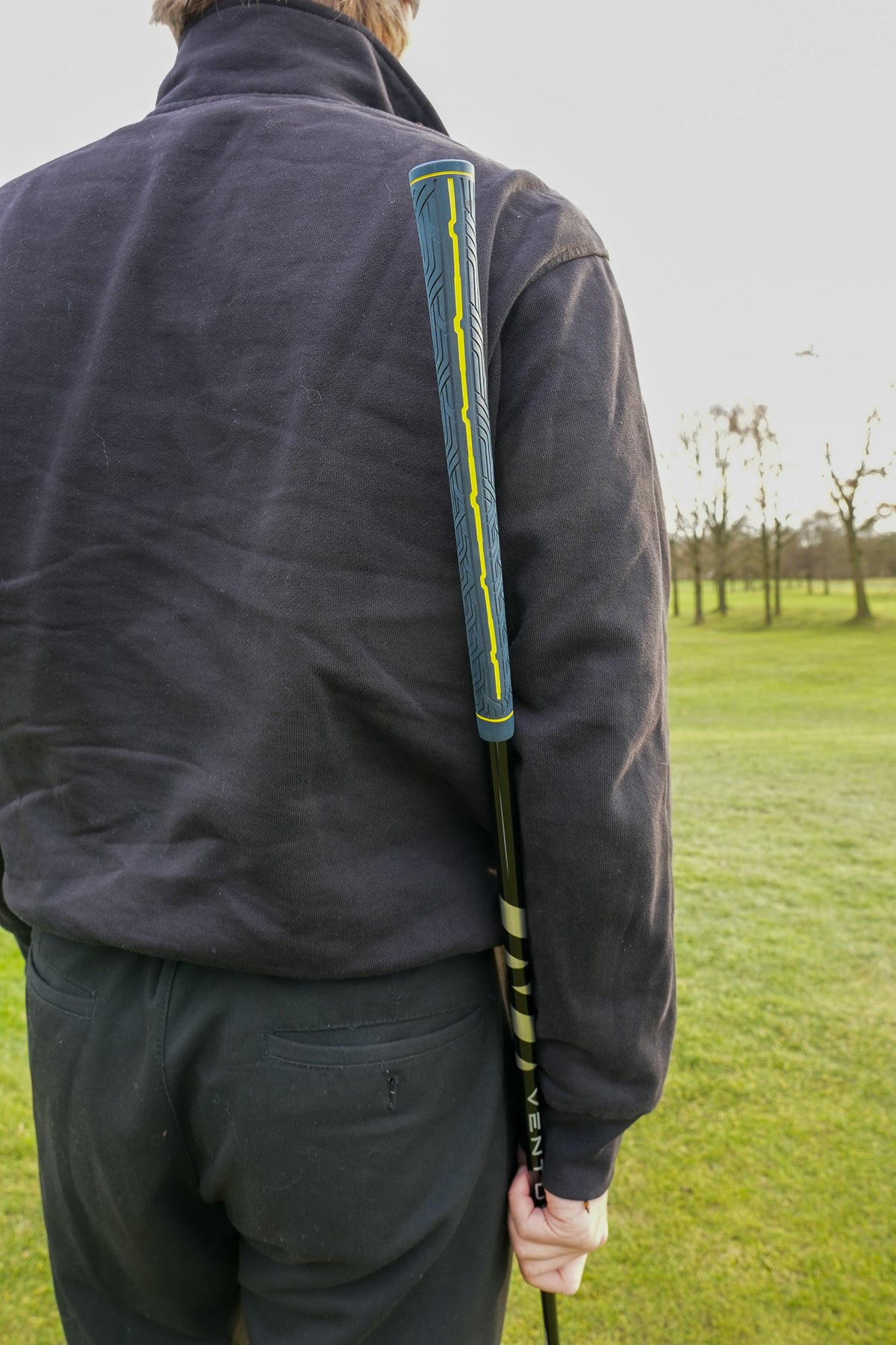 Vague Navy Gerippter Golfgriff | Präzision &amp; Komfort in elegantem Marineblau