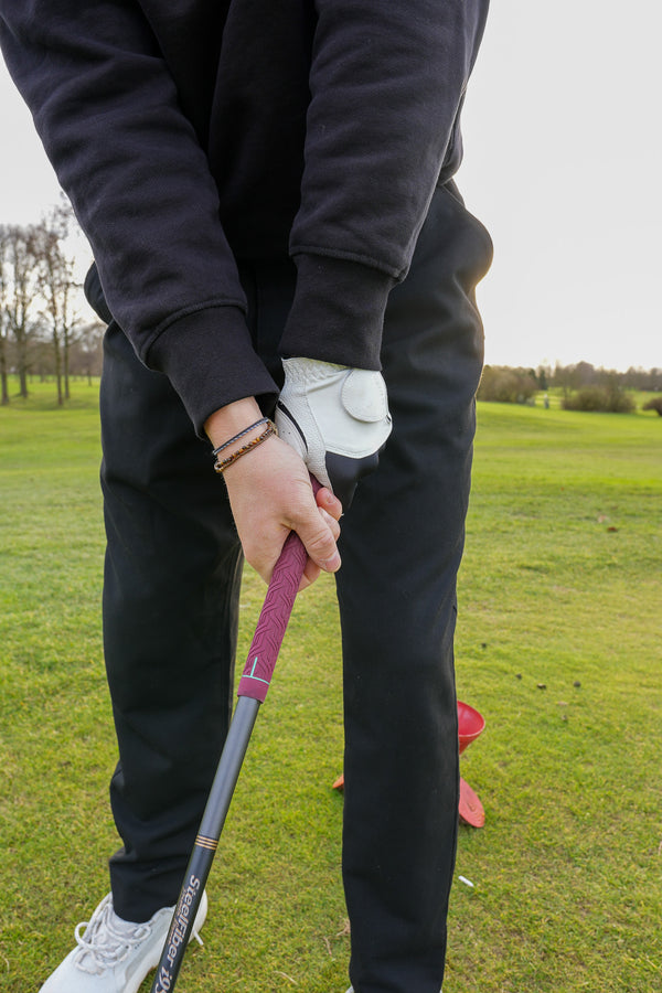 Vague Maroon Ribbed Golf Grip | Rich Maroon Hue with Superior Tackiness