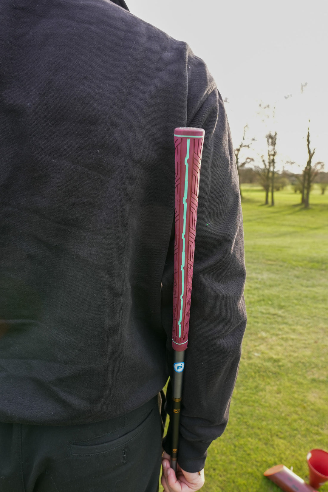 Vague Golf Grip Maroon Ribbed - GRIPIT