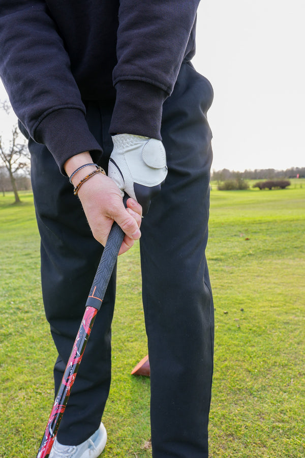 Vague Black Ribbed Golf Grip | Classic Design with Enhanced Grip