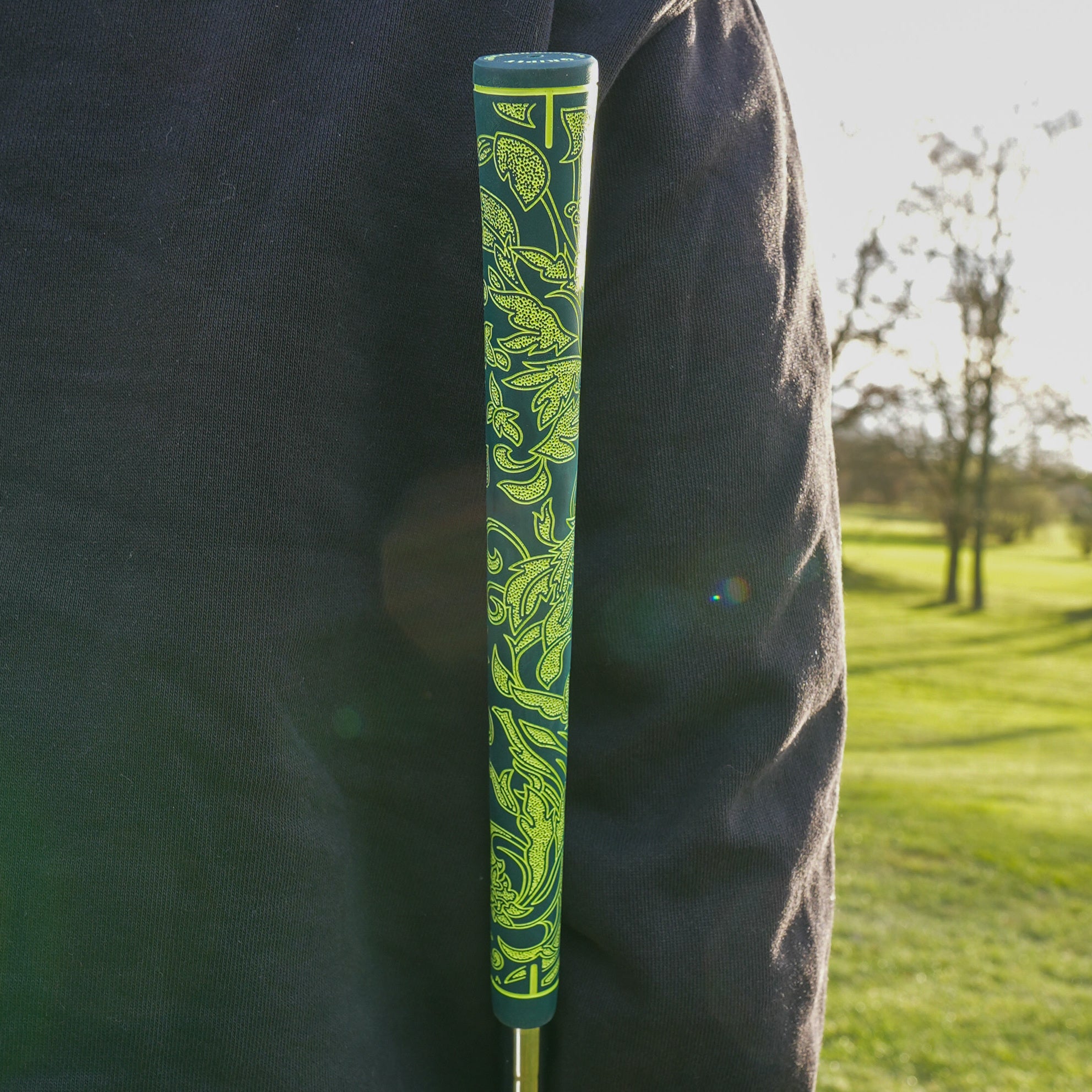 green printed golf grip